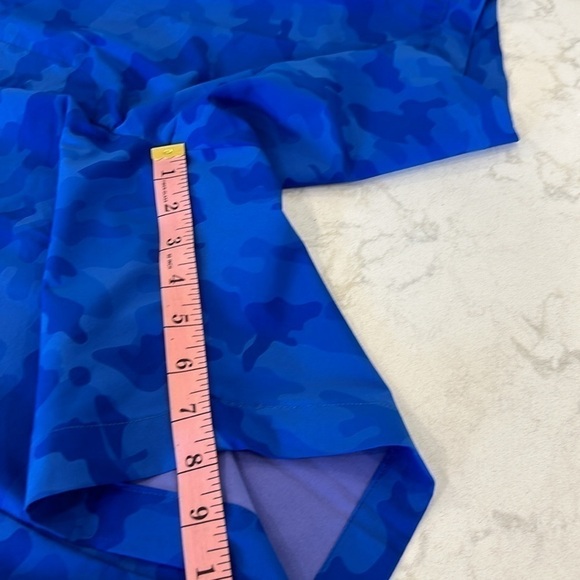 G/FORE Men's Golf Royal Blue Camo Golf Shorts LIKE NEW 9” INSEAM - Picture 14 of 16